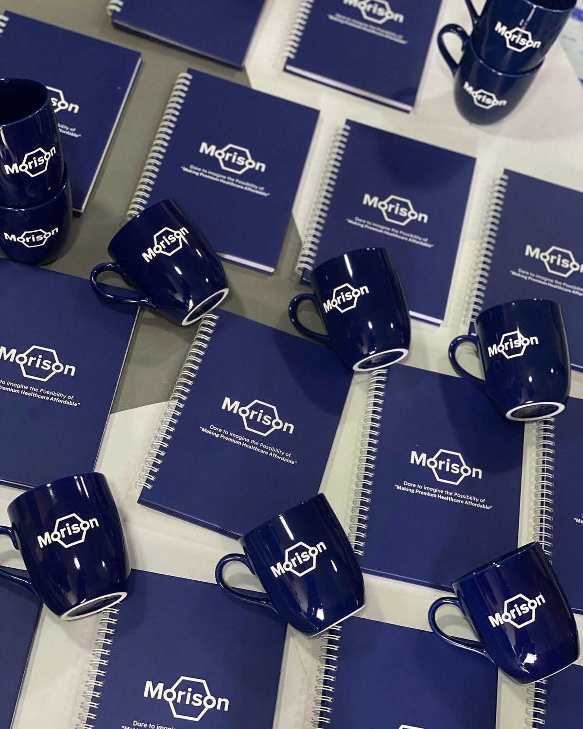 Branded Notebooks and Mugs
